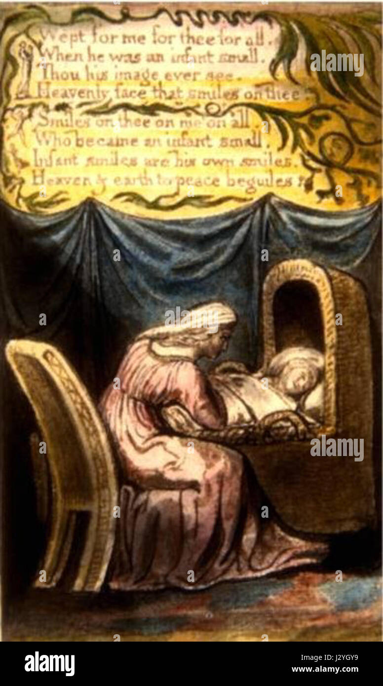 Blake A Cradle Song 2 Stock Photo Alamy