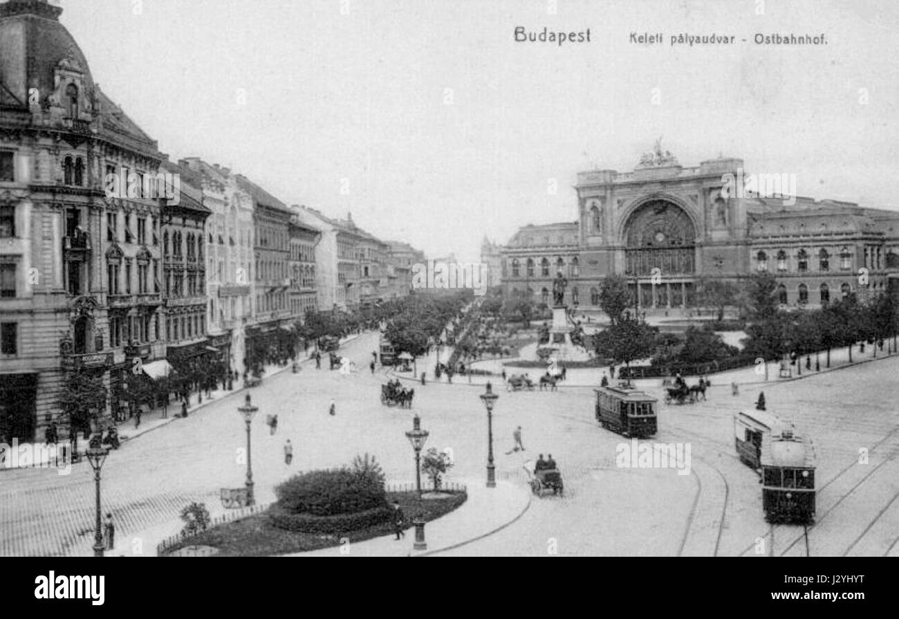 Budapest keleti historic Stock Photo