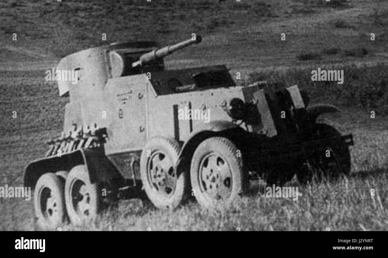 BA6 soviet armoured car Stock Photo Alamy