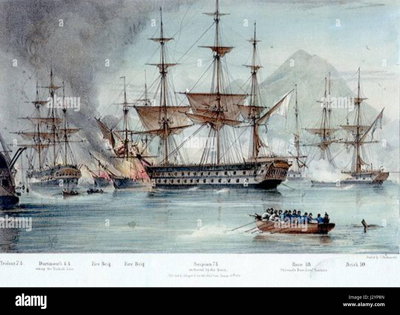The Battle of Navarino was a naval battle fought in 1827 during the ...