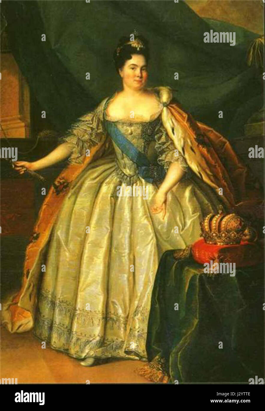 Catherine I of Russia Stock Photo