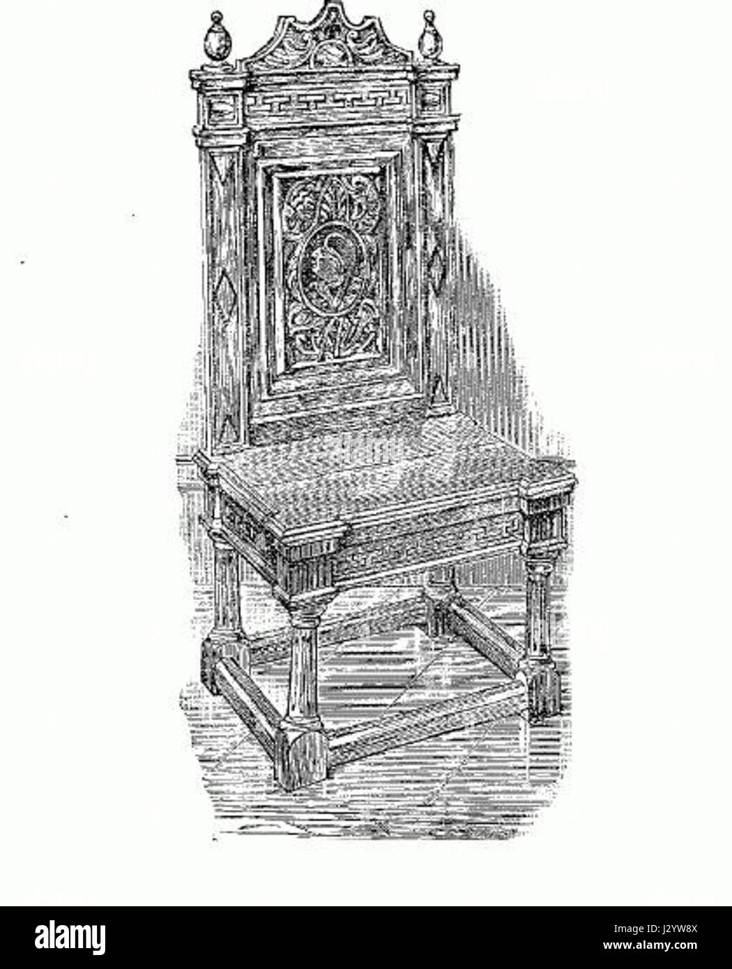 Queen anne chair hi-res stock photography and images - Alamy, image size:1050x1390