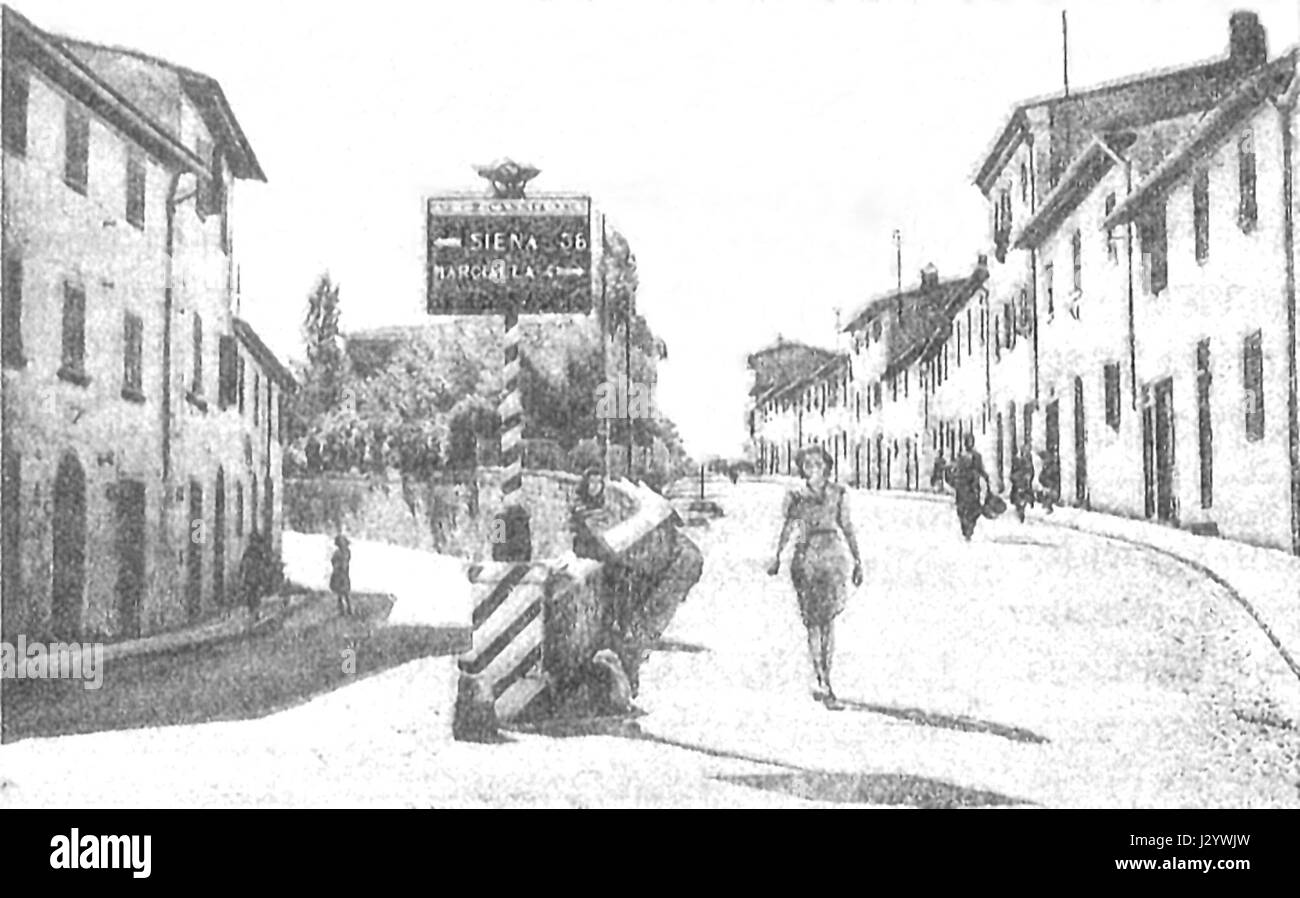 Tavarnelle Val di Pesa 1950 circa Stock Photo