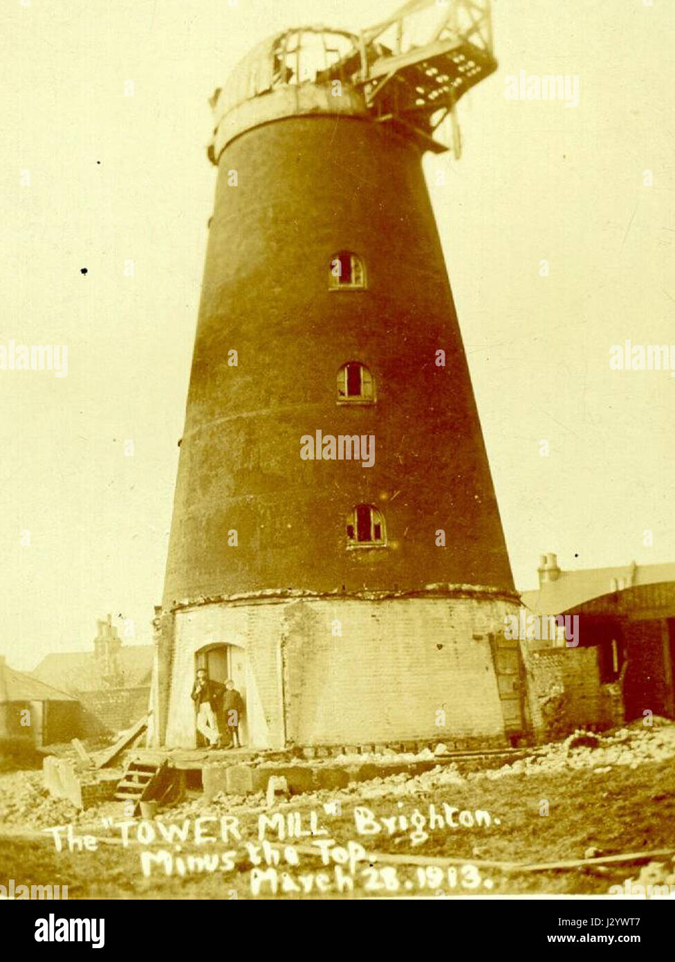 Brighton Rose Hill Mill Stock Photo Alamy