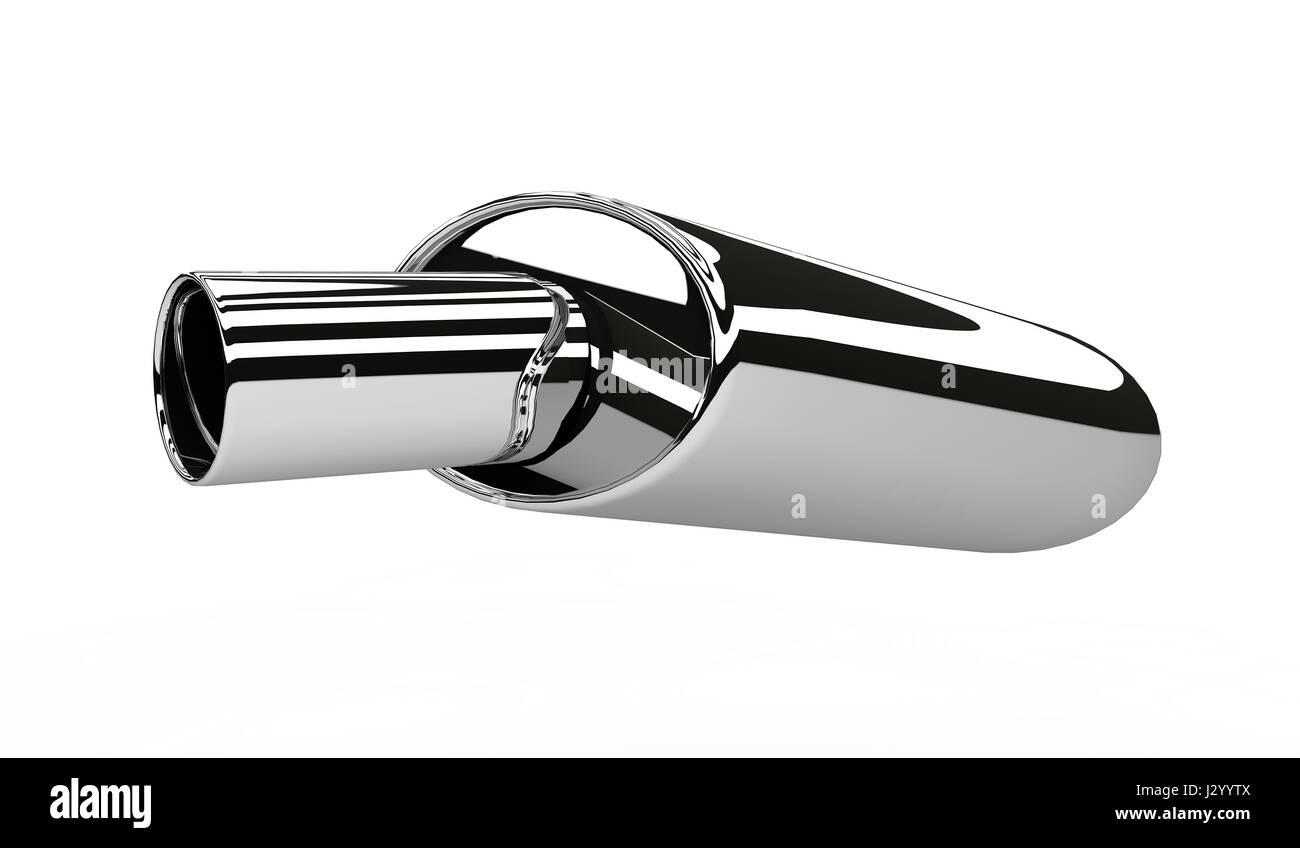 Double exhaust pipe Cut Out Stock Images & Pictures Alamy