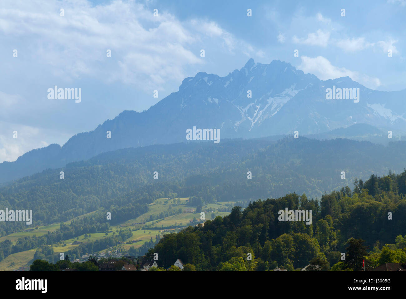 Mount Pilatus, Lucerne, Switzerland Stock Photo