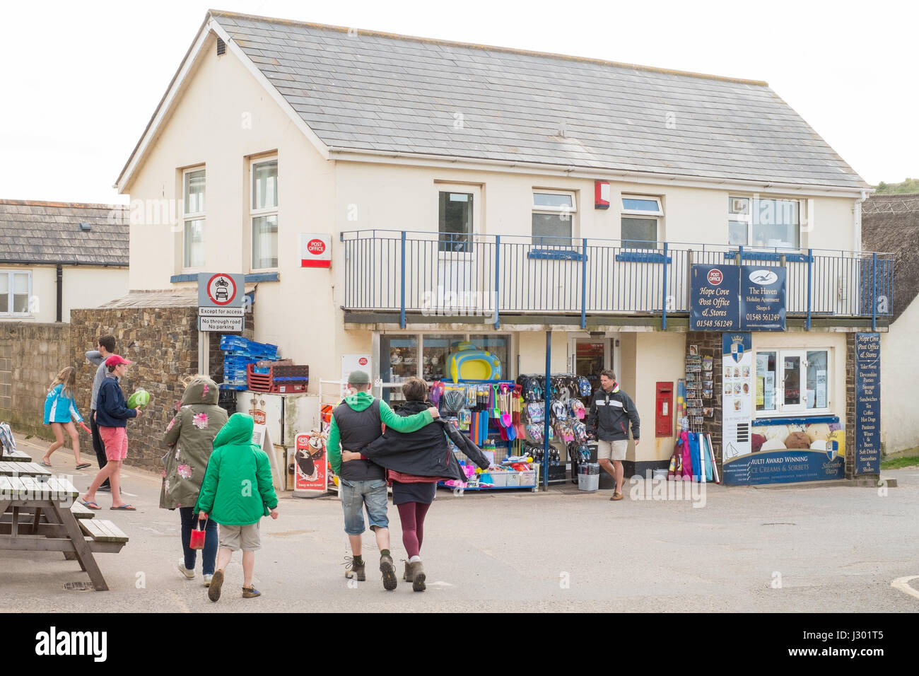 The village post office at Hope Cove, Devon , England, United Kingdom Stock Photo