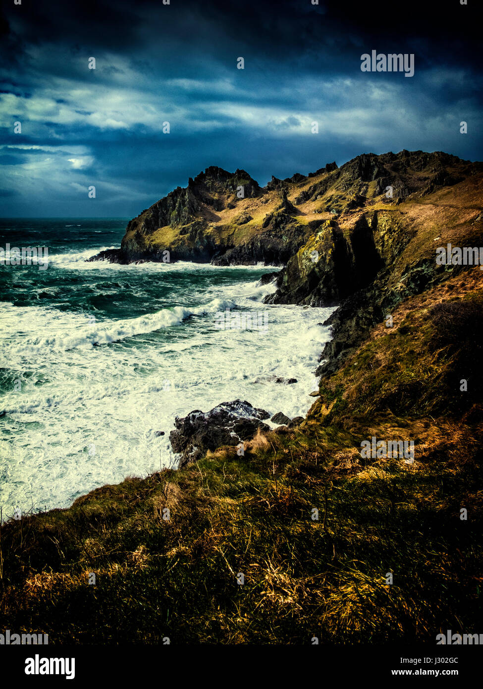 Start Point Cliffs Cliffs near Start Point in Devon, South West England Stock Photo - Alamy