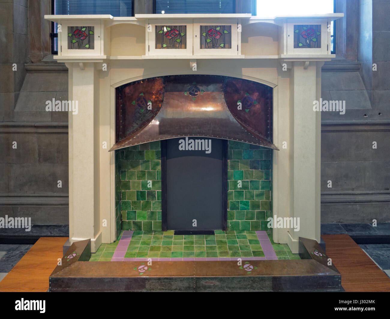 Charles Rennie Mackintosh Fireplace Stock Photo 139529059 Alamy