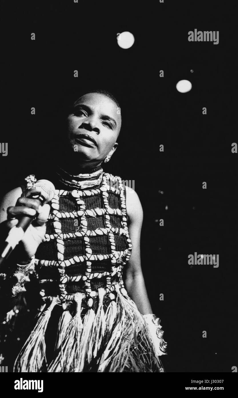 Angelique Kidjo, Performing at SOBs, NYC April 1994 Stock Photo