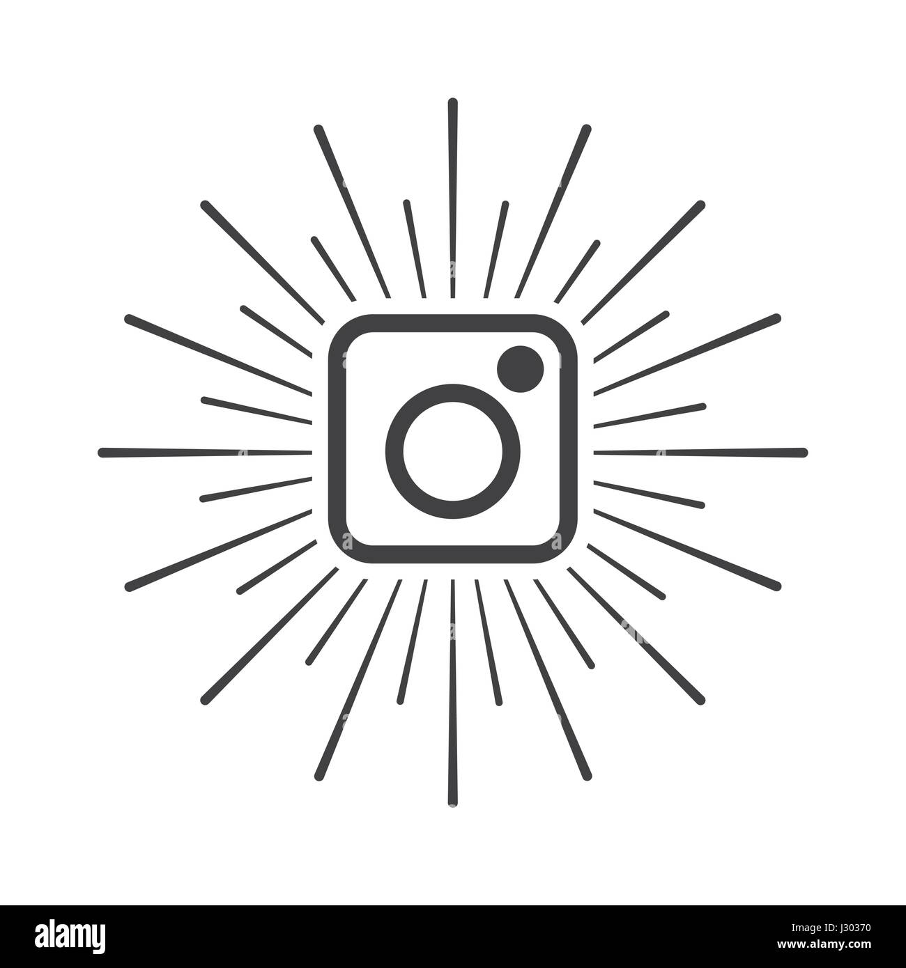 Instagram like button Black and White Stock Photos & Images - Alamy