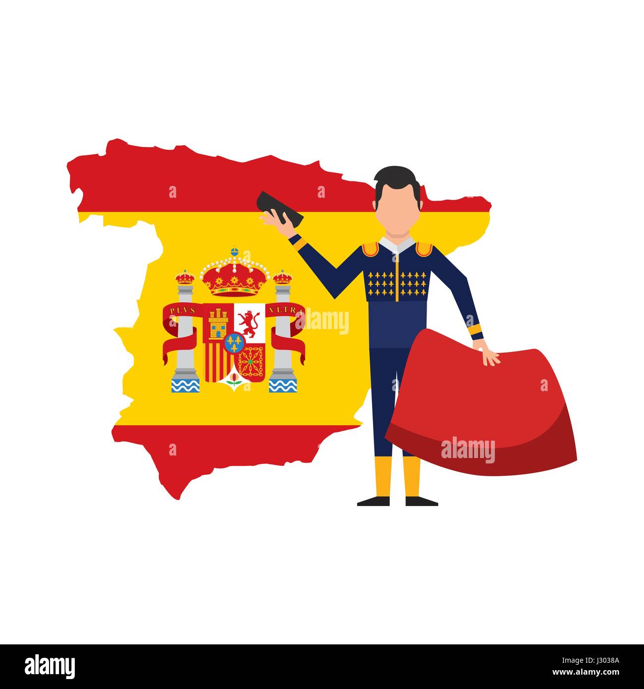 bullfighting classic icon of Spanish culture Stock Vector Image & Art ...