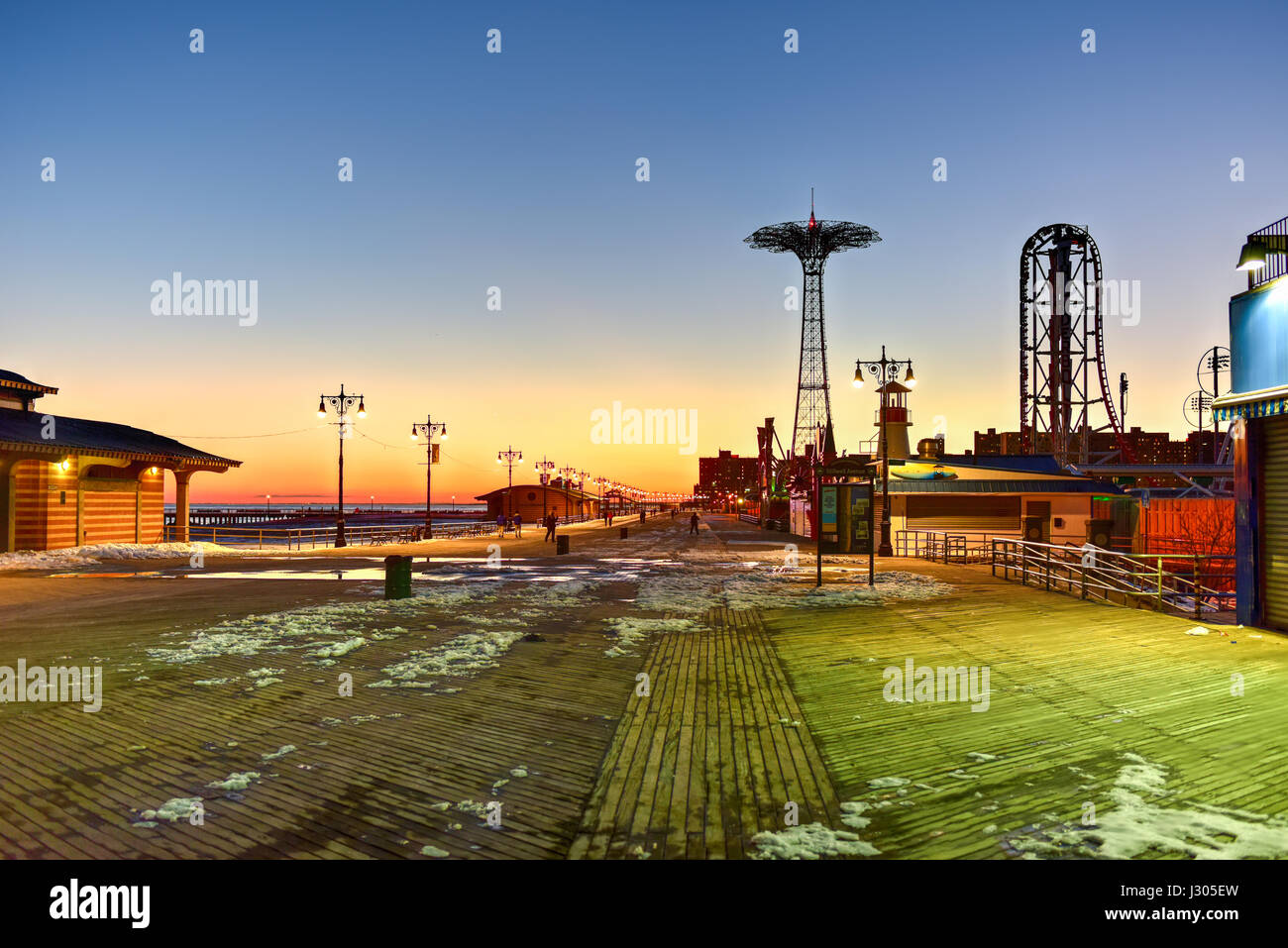 Vintage coney island postcard hi-res stock photography and images - Alamy