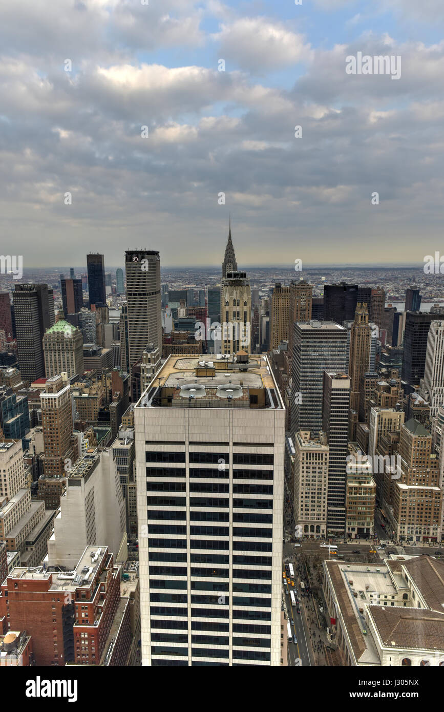 Aerial view of Midtown in New York City Stock Photo - Alamy