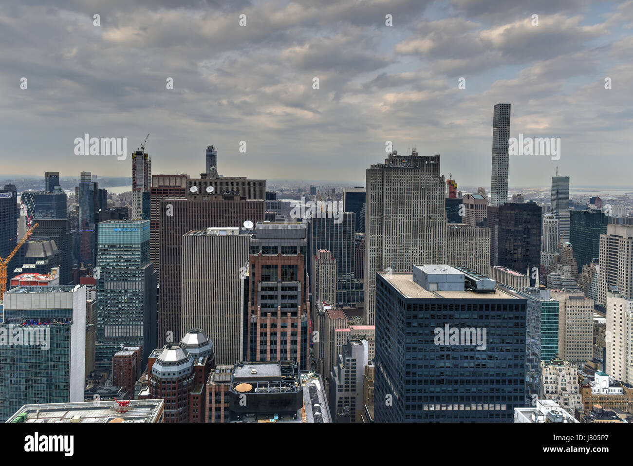 Aerial view of Midtown in New York City Stock Photo - Alamy