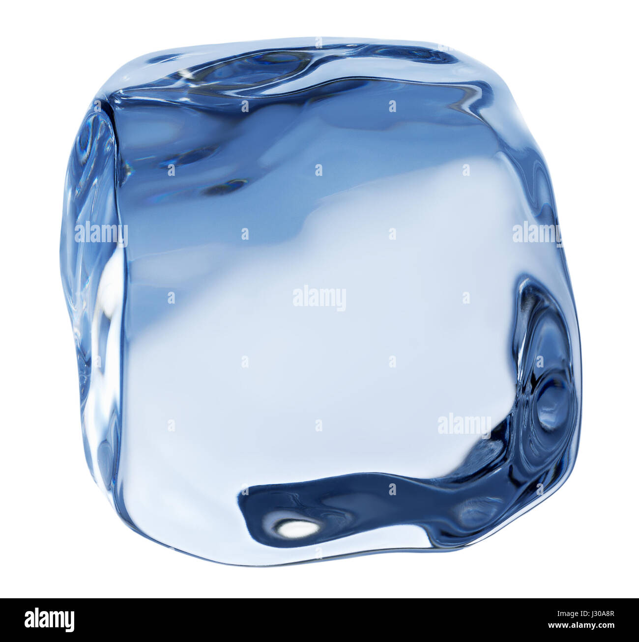 ice cube isolated on a white background Stock Photo - Alamy