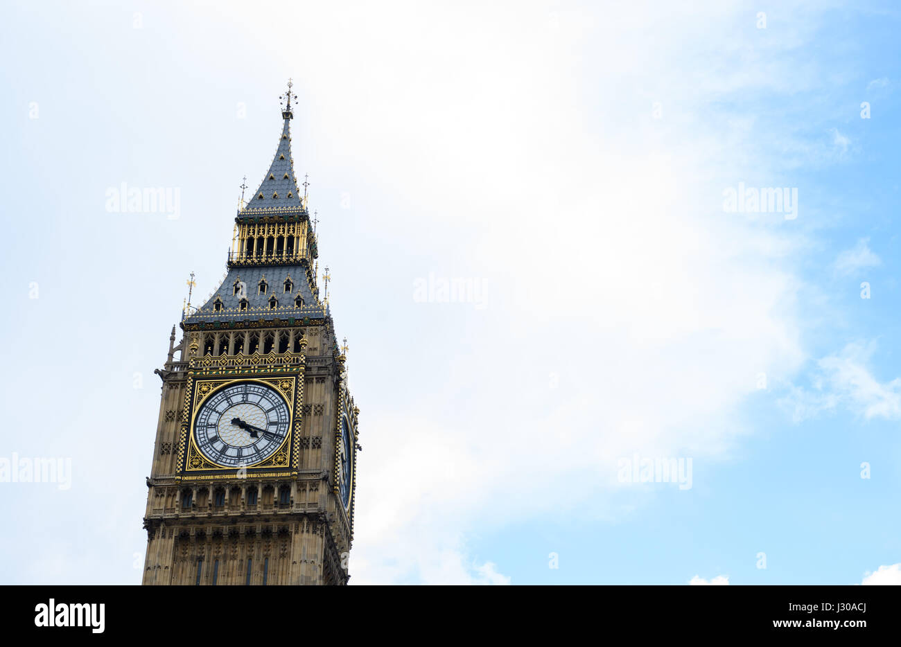 Stock photograph:  House of Parliament, Big Ben, Parliament, Government, London, Westminster, Elizabeth Tower, clock, clock tower, House of Commons, T Stock Photo