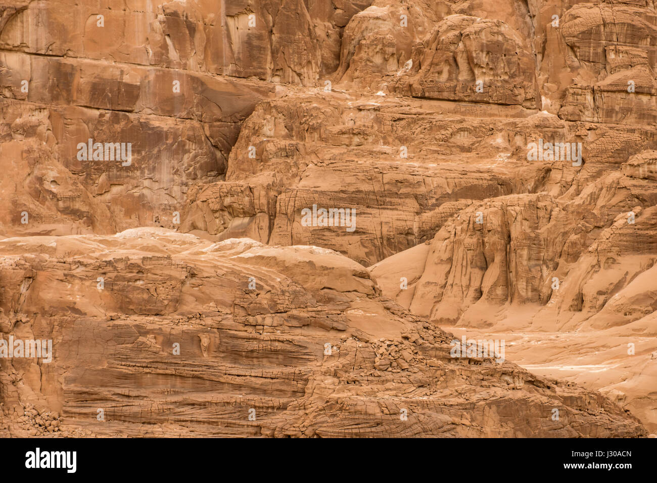 stone wall texure of Sinai desrt Stock Photo