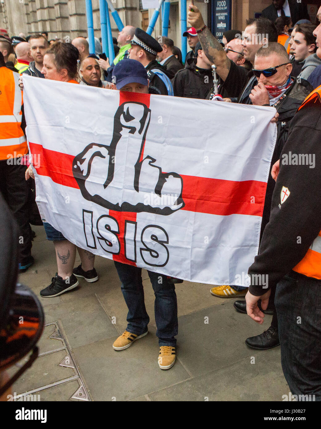 Far right groups Britain First & EDL stage London marches. The groups ...