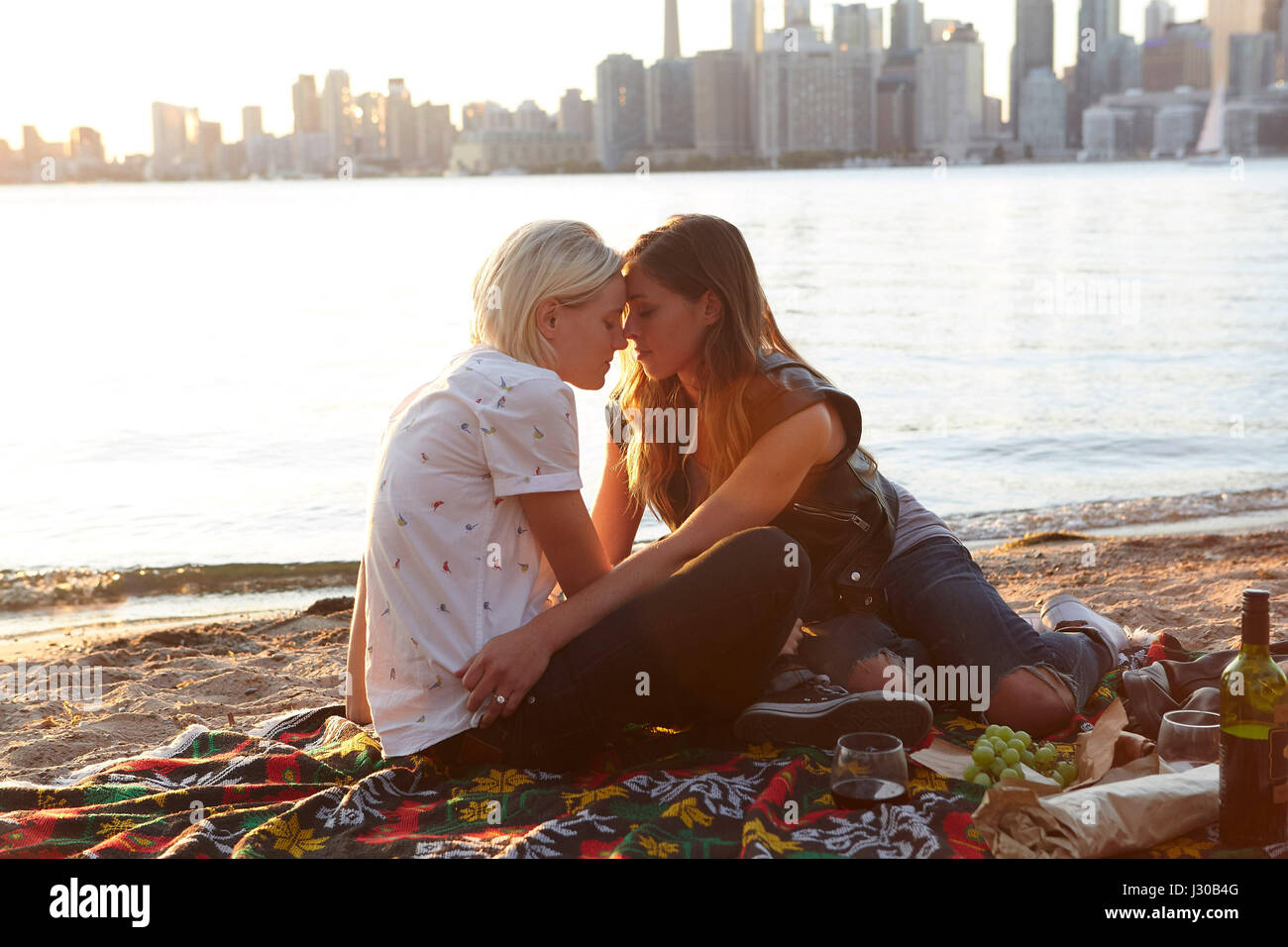 BELOW HER MOUTH, from left: Erika Linder, Natalie Krill, 2016 ©Filmbuff