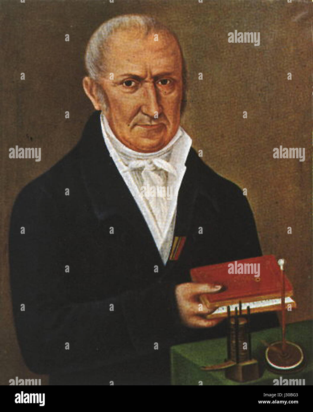 Alessandro Volta Stock Photo