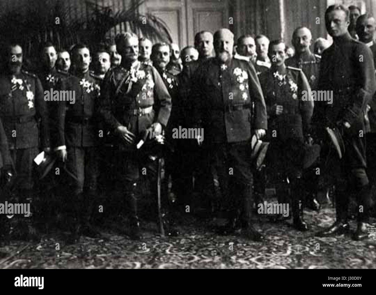 August von Mackensen in Sofia 1916 Stock Photo