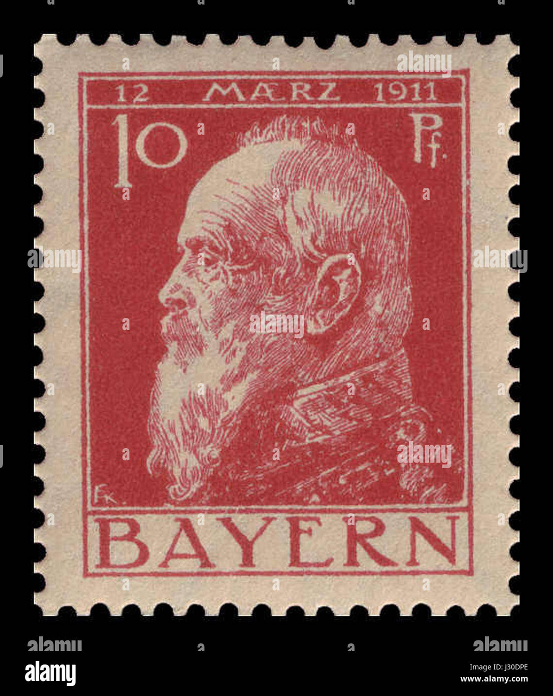 Bayern 1911 78 Prinzregent Luitpold Stock Photo