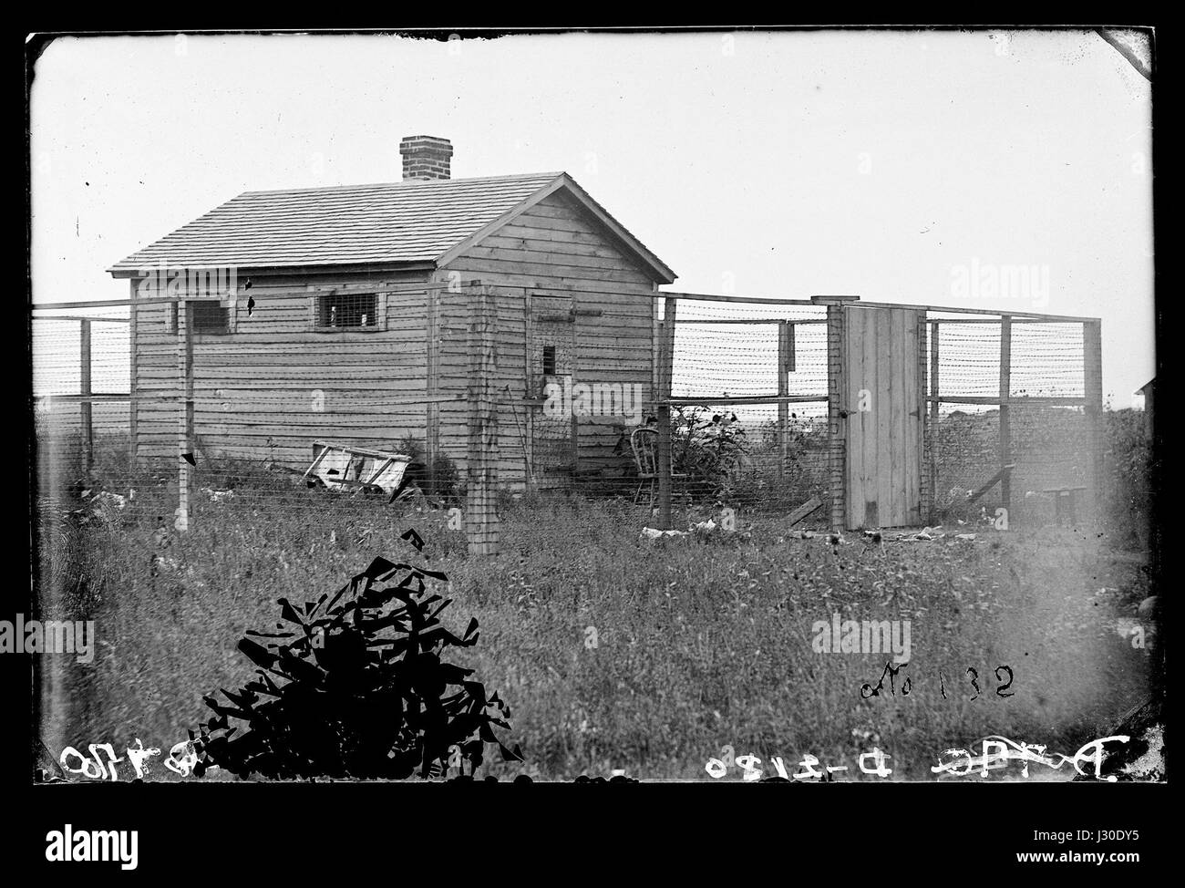 Broken Bow's First Jail 1886 Stock Photo Alamy