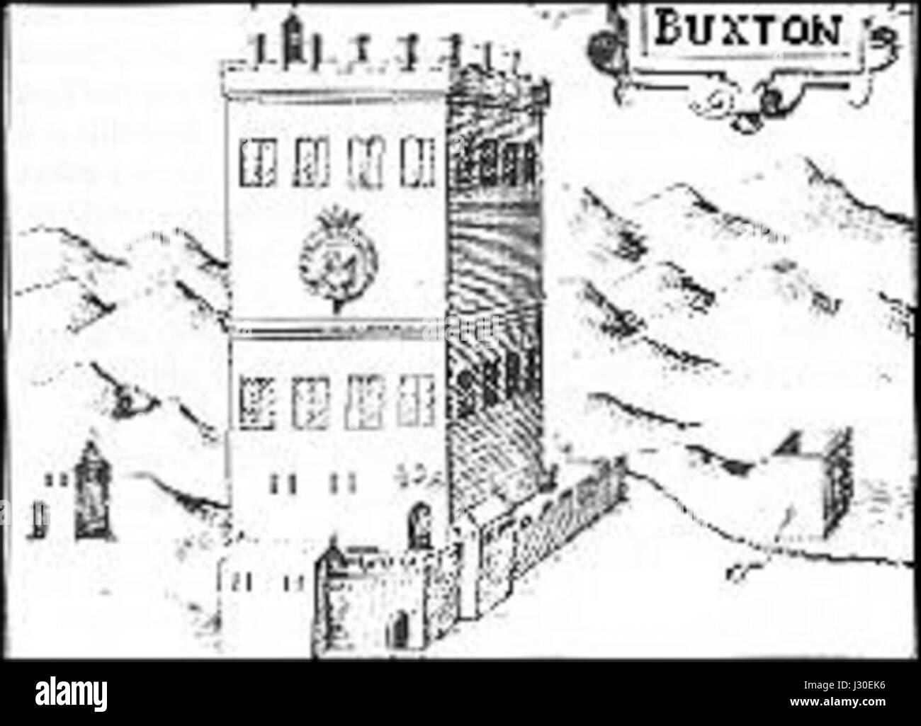 Map of buxton hires stock photography and images Alamy