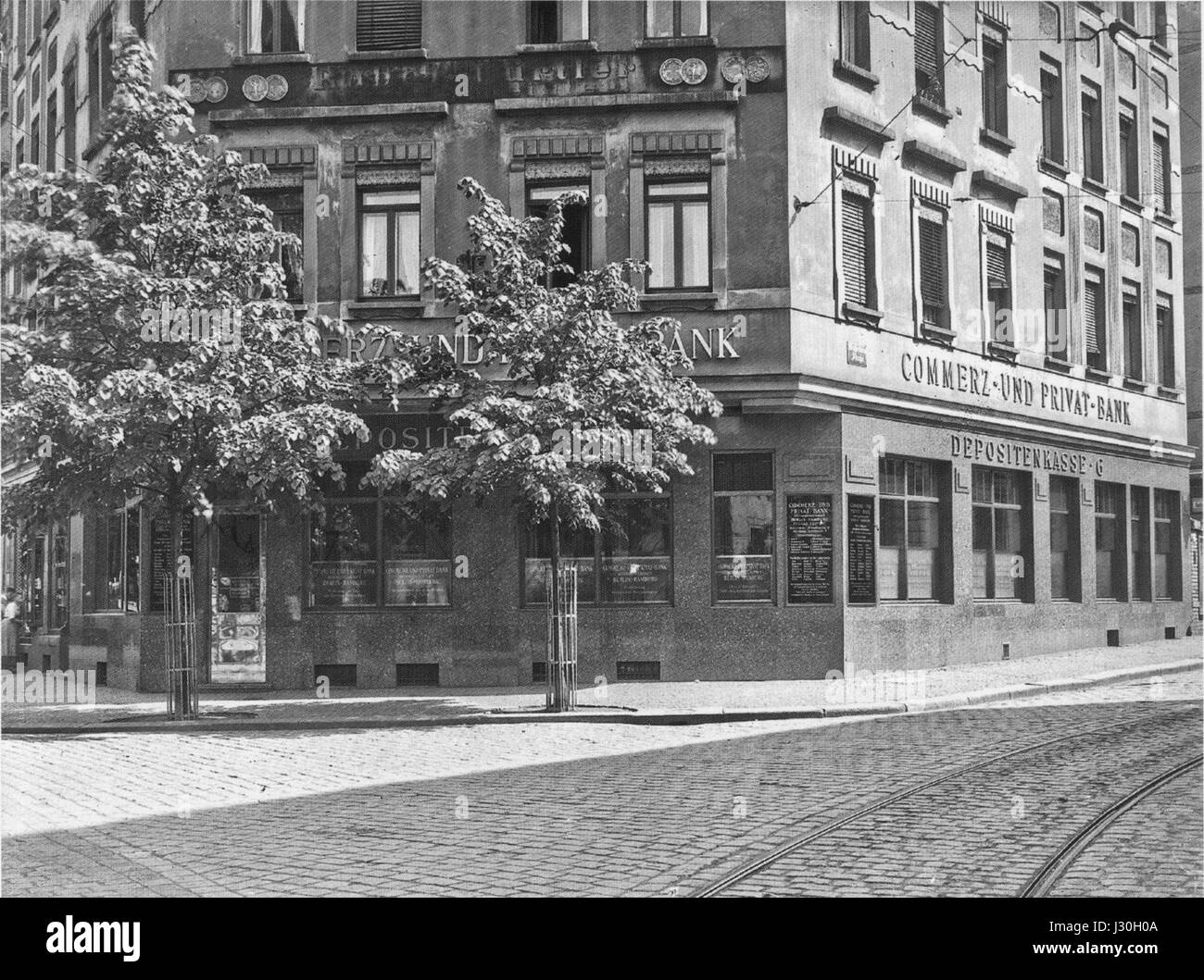 AHW Filiale Commerzbank Leipzig um 1925 Stock Photo