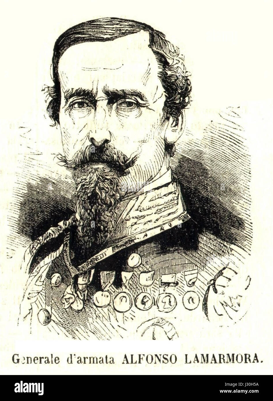Alfonso La Marmora (generale d'armata Stock Photo Alamy