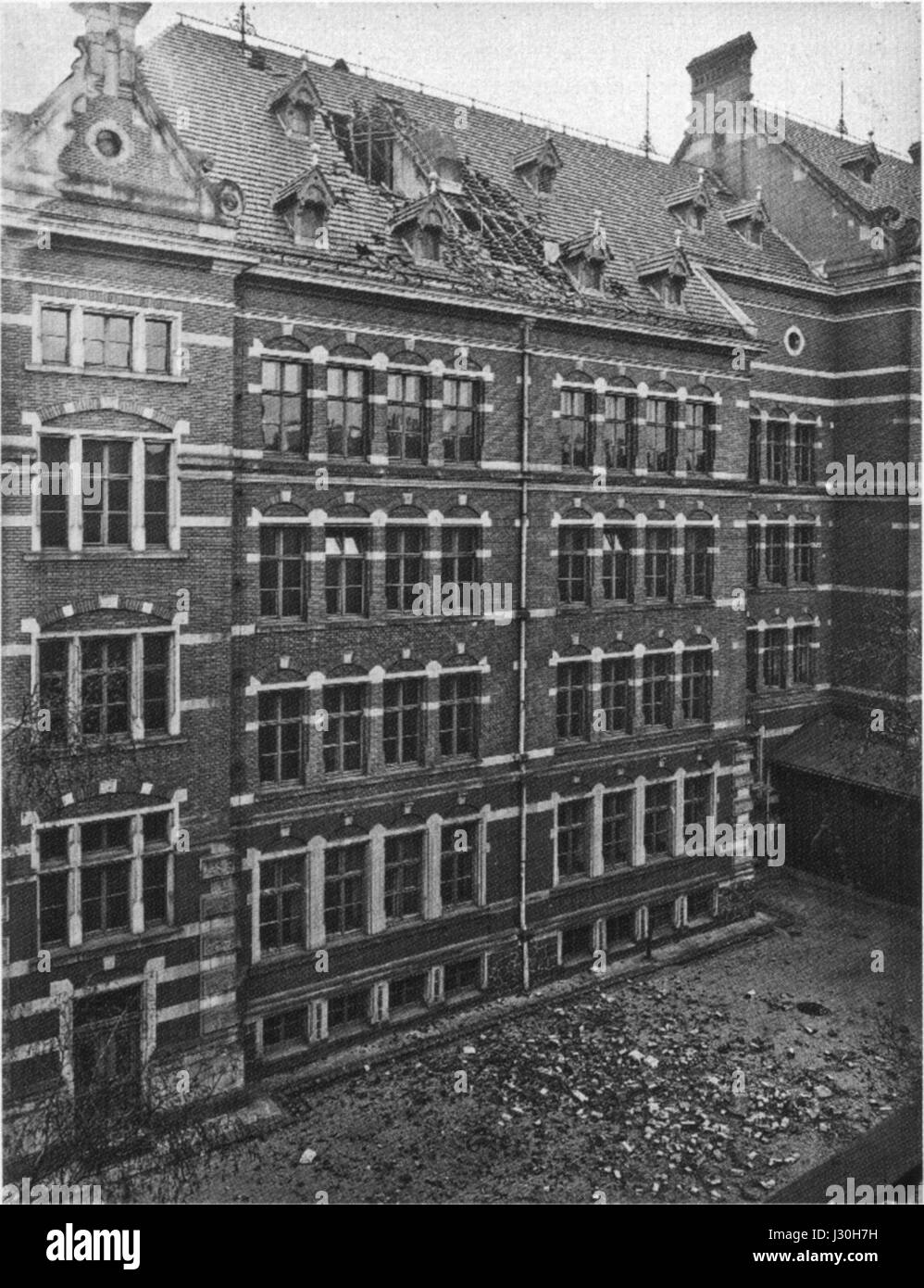 AHW Kapp-Putsch Beschaedigte 2 Volksschule Leipzig 15 3 1920 Stock Photo