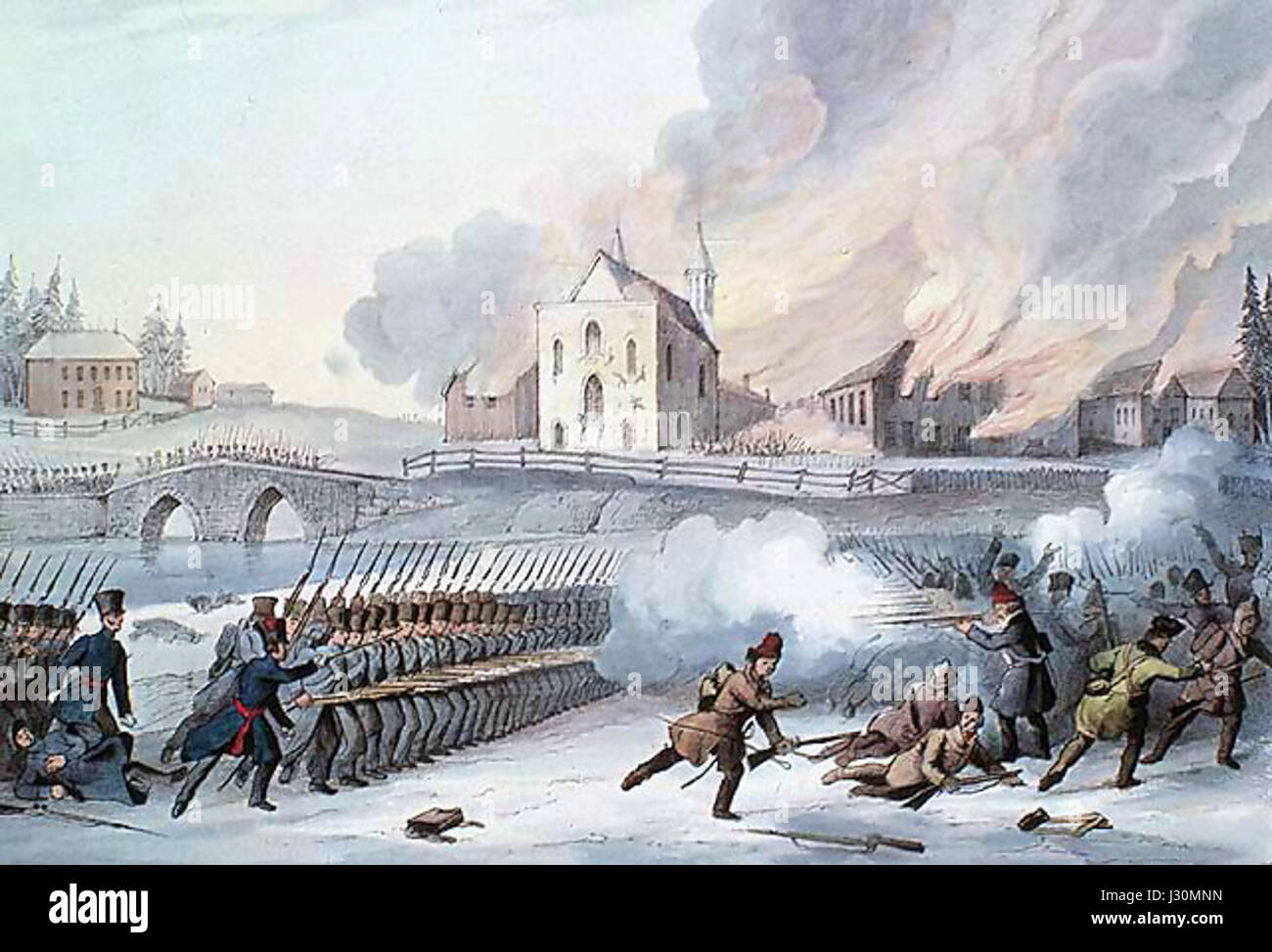 Battle of SaintEustache Stock Photo Alamy