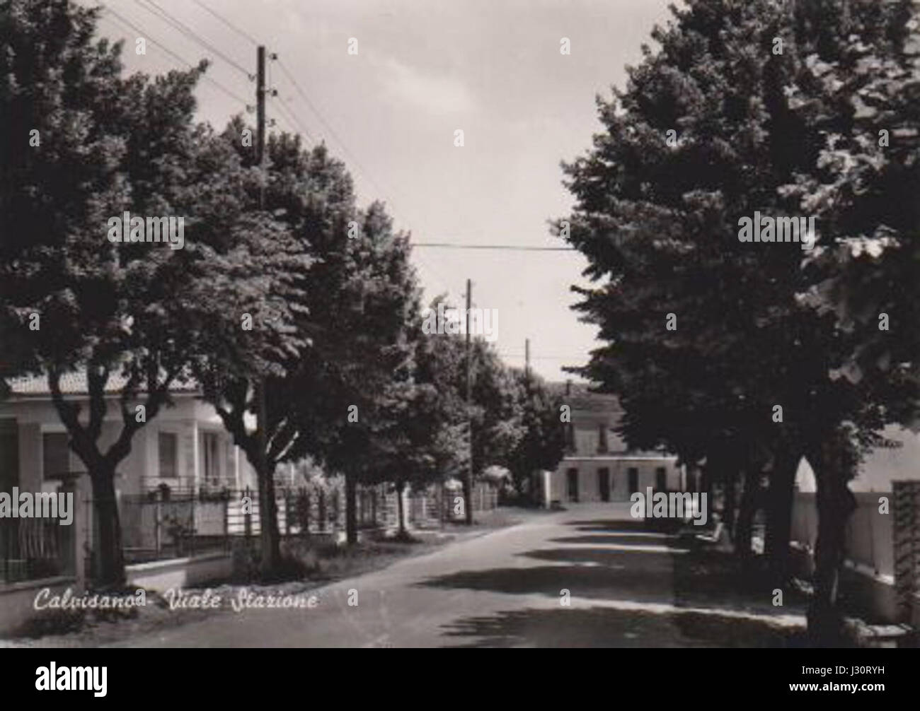 Cartolina stazione di Calvisano Stock Photo Alamy