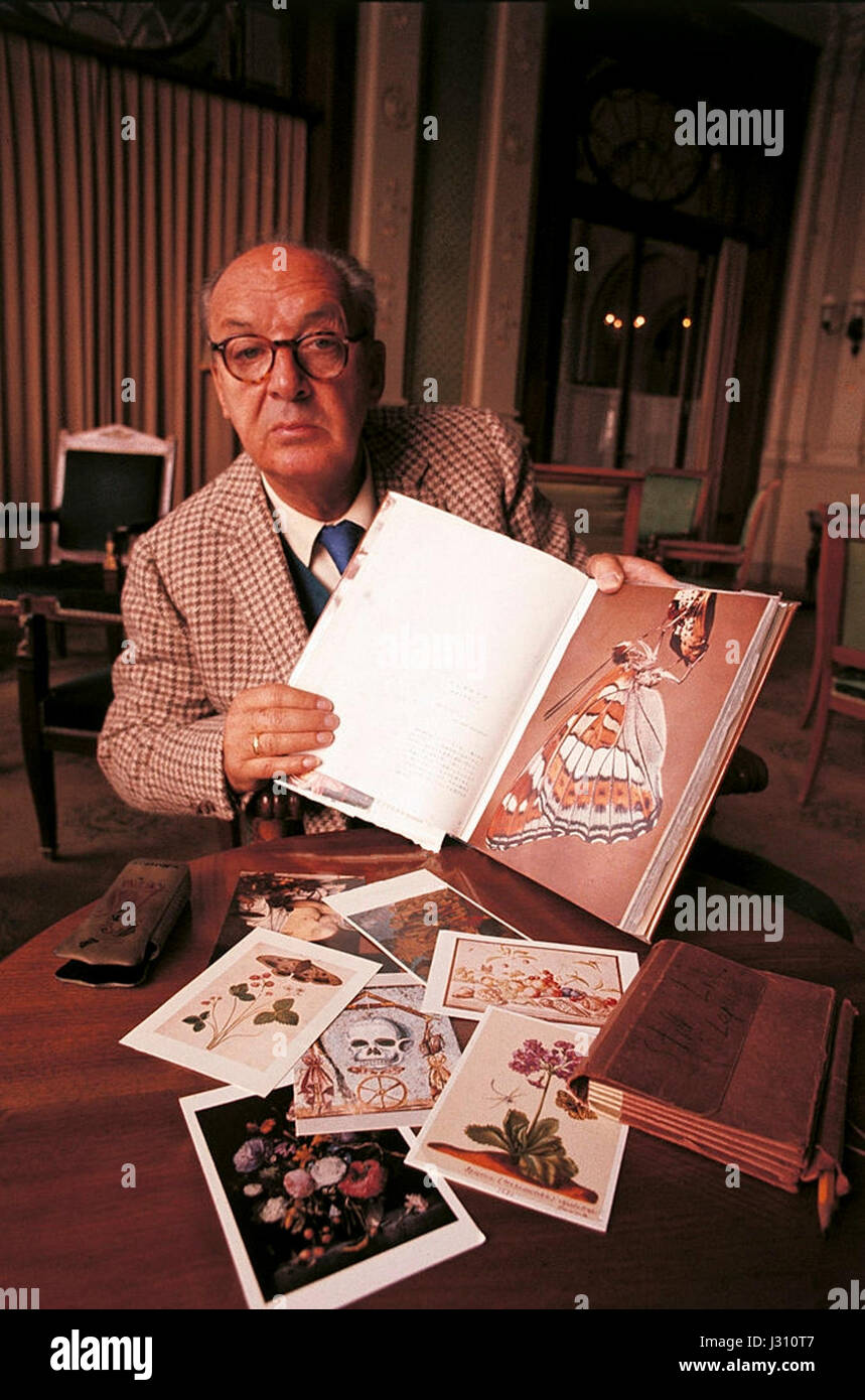 Vladimir Nabokov 1969 Stock Photo