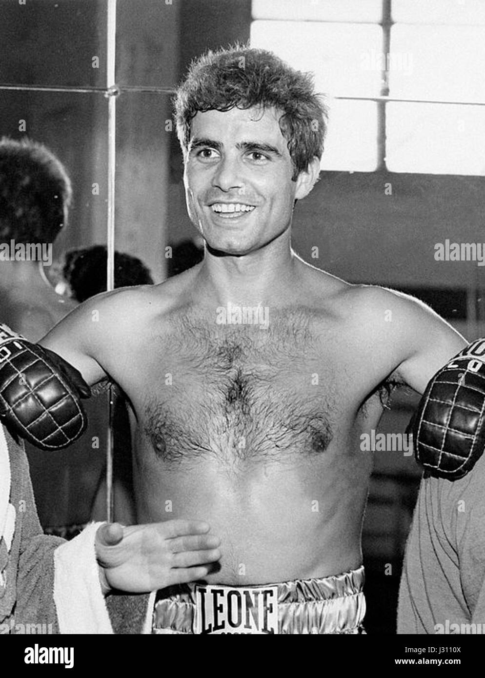 Busy training at sea on board the Italian liner Raffael is World  Middleweight boxing champion Nino Benvenuti of Italy 1967 Stock Photo -  Alamy