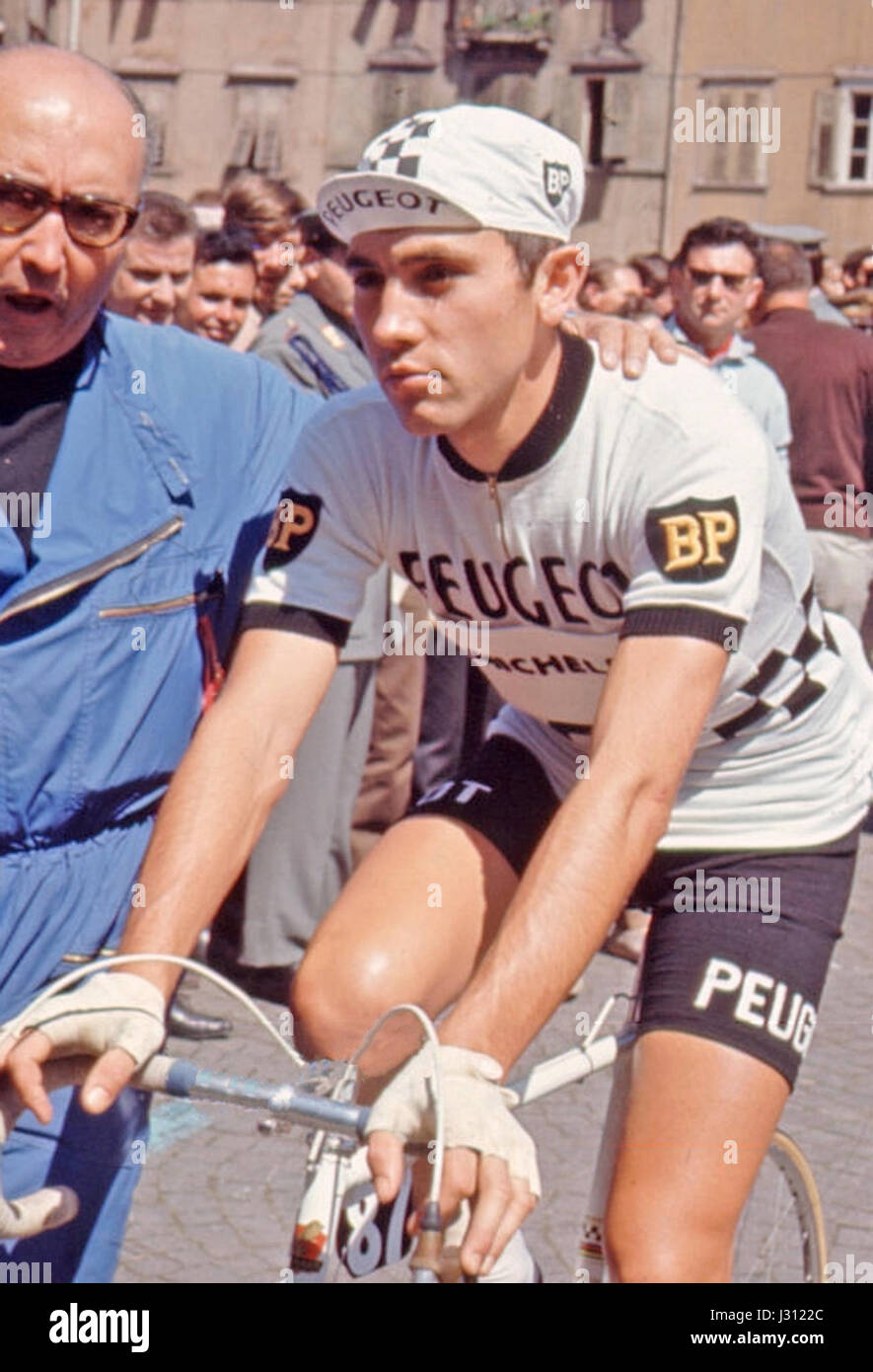 Eddy Merckx 1967cr Stock Photo