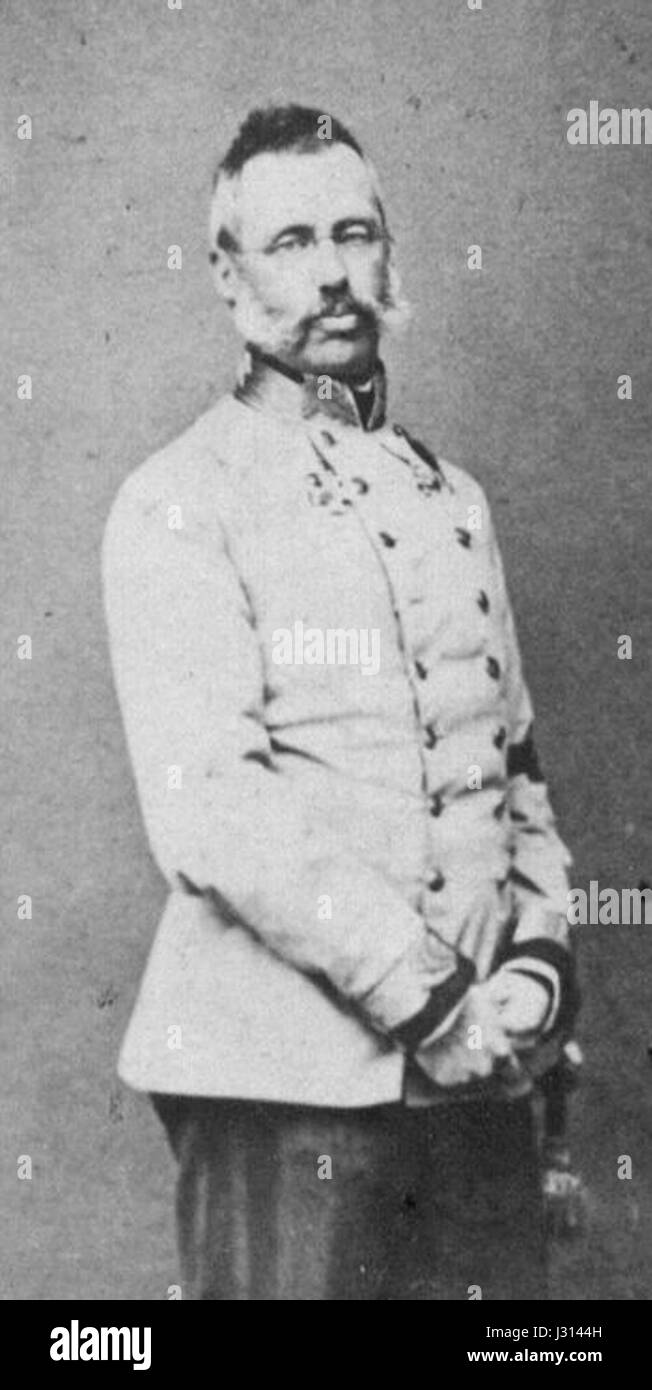 Archduke Albrecht of Austria, Duke of Teschen Stock Photo