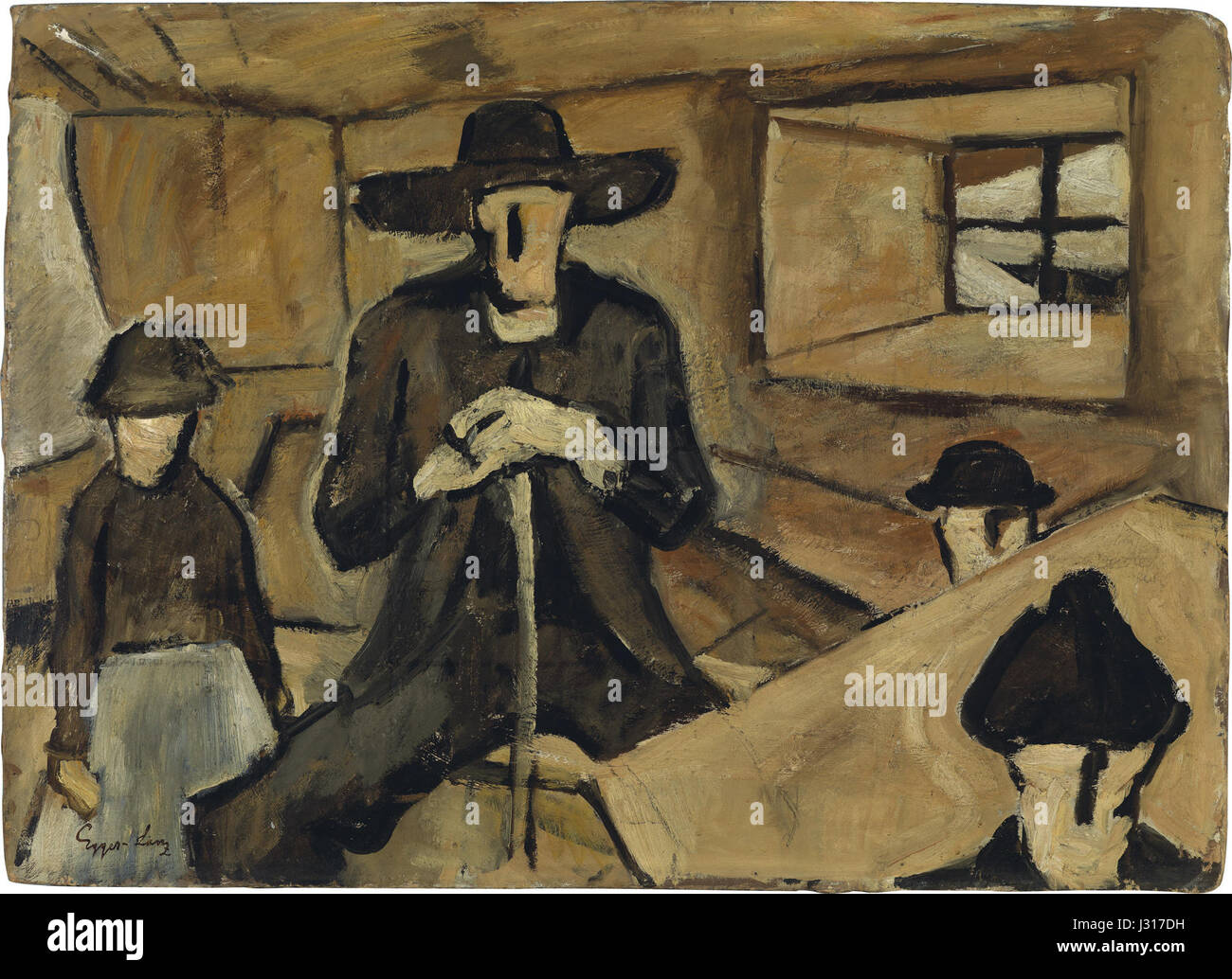 Albin Egger Lienz's 'Die Familie Studie' is a study of a family ...