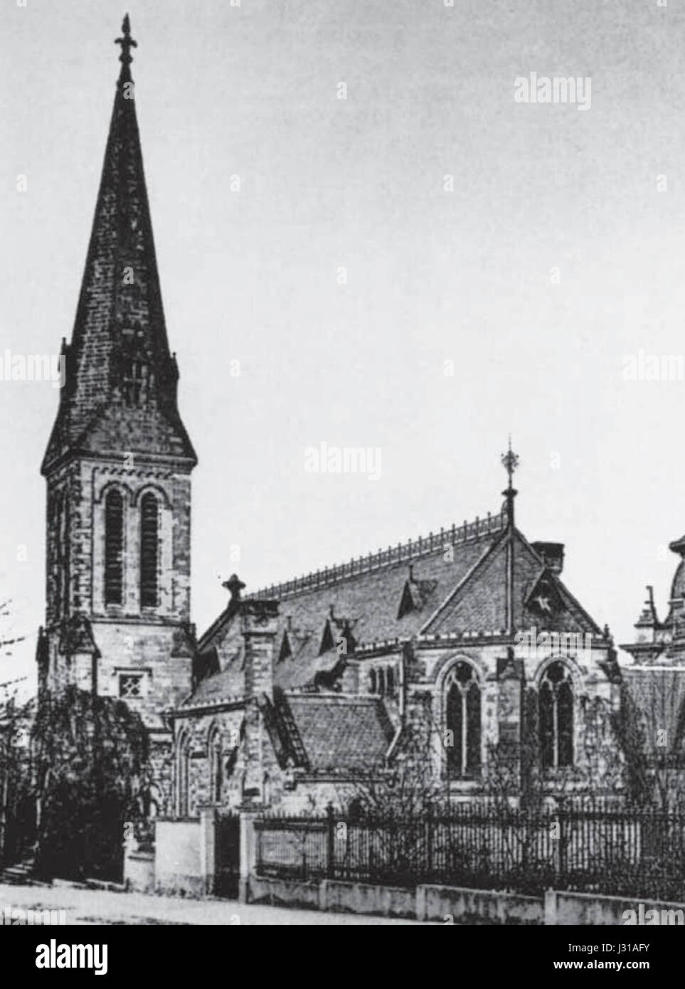 Amerikanische Kirche Dresden Stock Photo