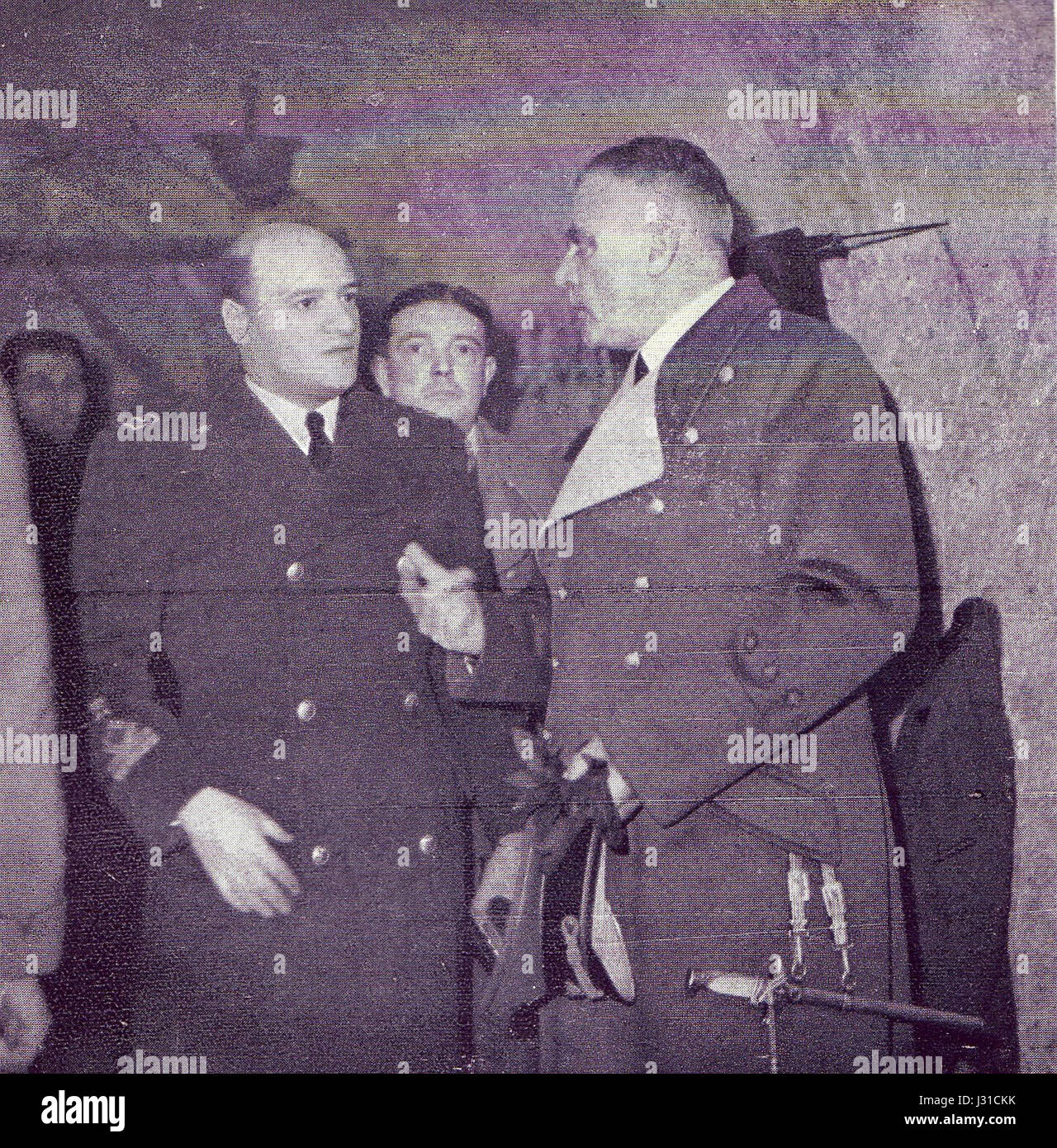 Von Mackensen Accompagnato Da Vito Mussolini Al Covo Stock Photo Alamy
