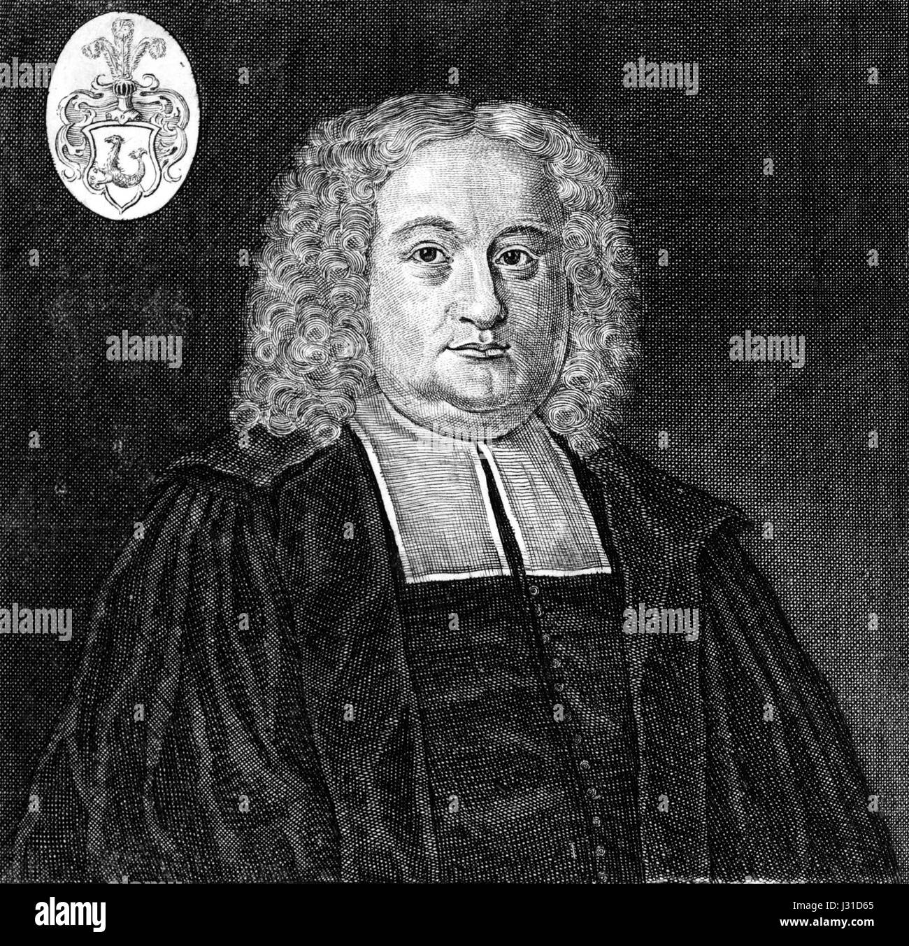 Benjamin Schmolck was a German theologian and hymn writer in the 18th century, known for his religious writings and contributions to German Protestant hymnal tradition. Stock Photo