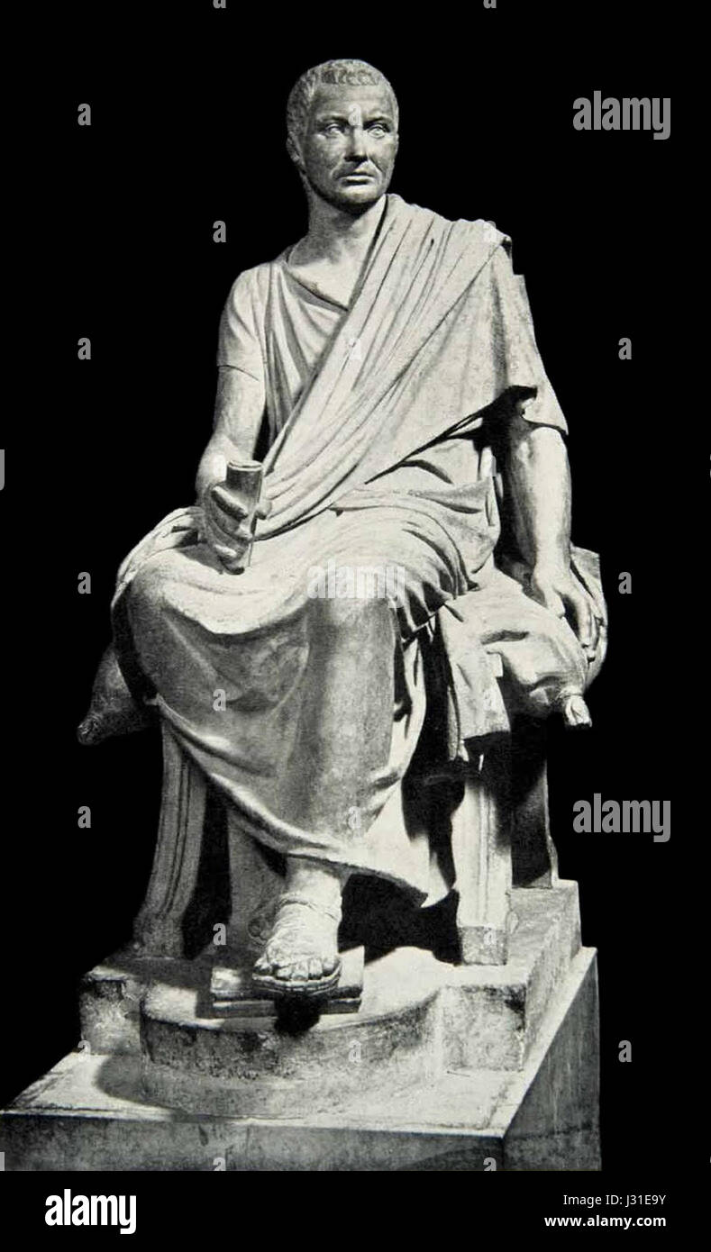 Print Marcus Claudius Marcellus Roman Consul Elect Statue Spolia Opima Rome Stock Photo