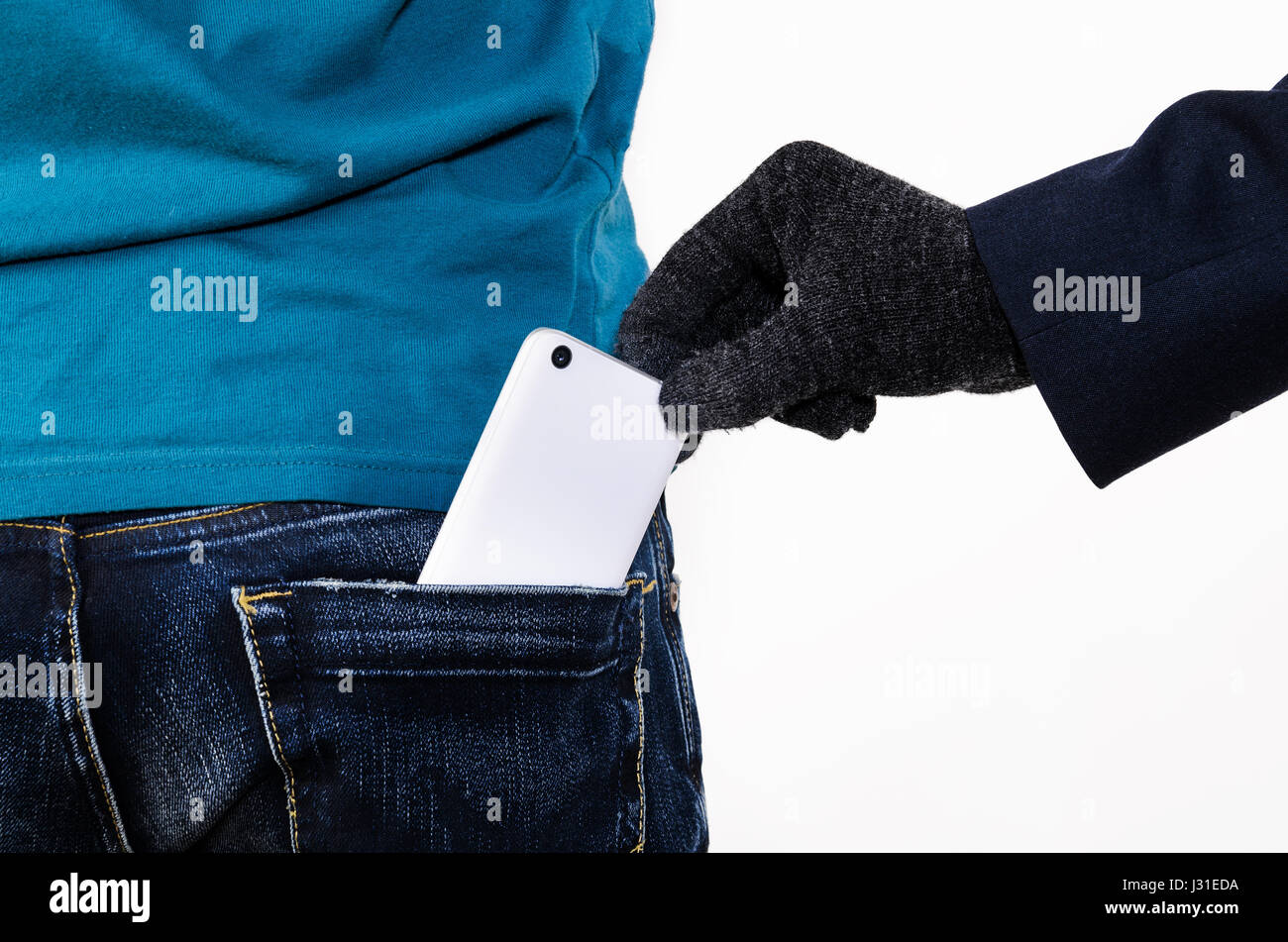 Pick pocket phone hi-res stock photography and images - Alamy