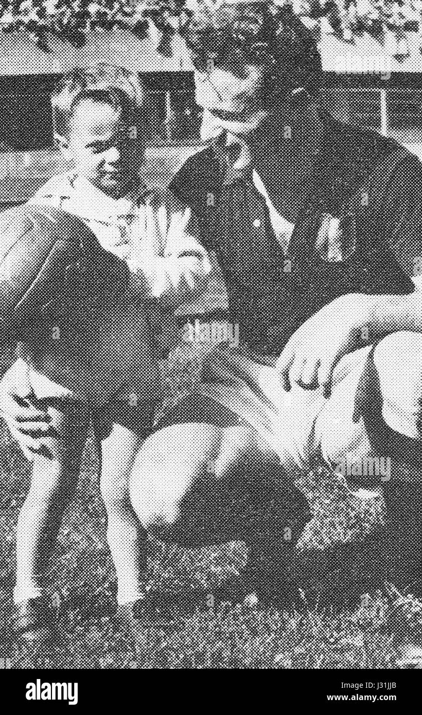 AC Torino (1940s) - Sandro & Valentino Mazzola Stock Photo
