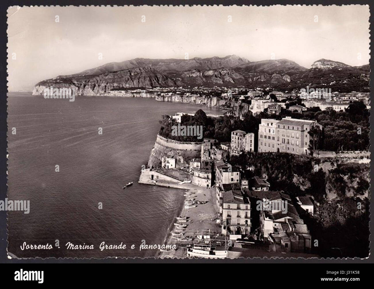 Sorrento map hires stock photography and images Alamy