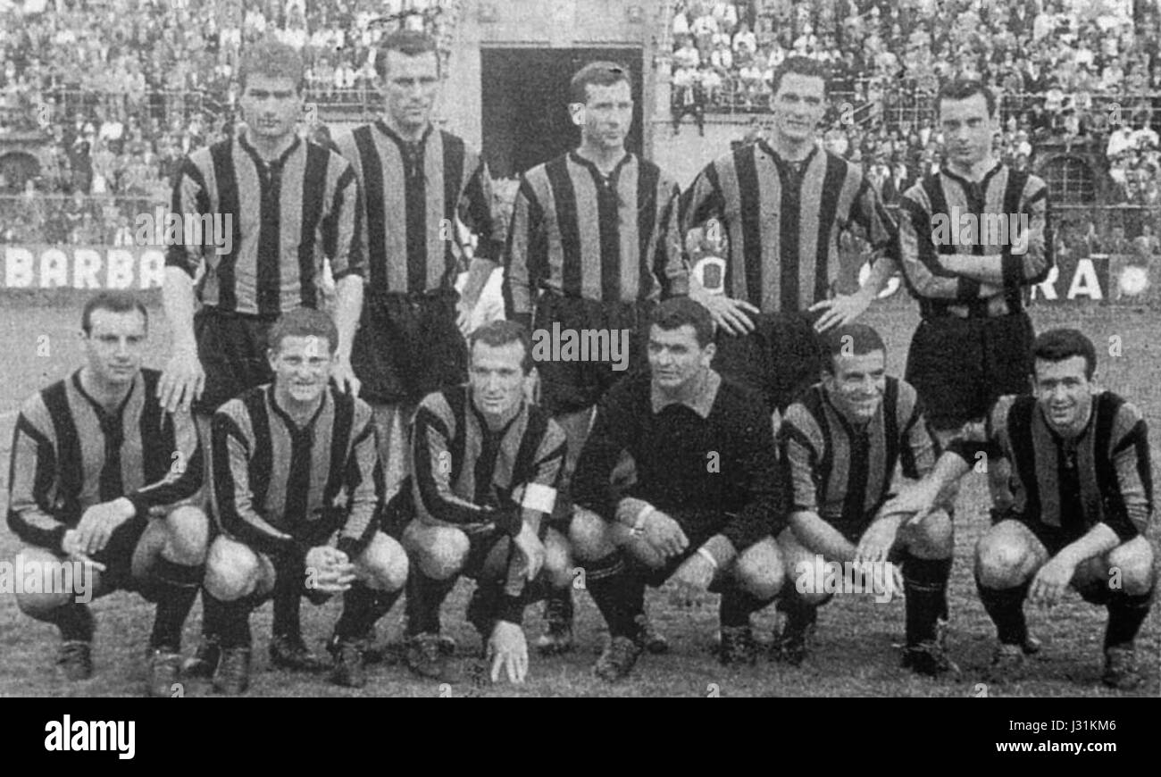 Atalanta Bergamasca Calcio 195960 Stock Photo Alamy