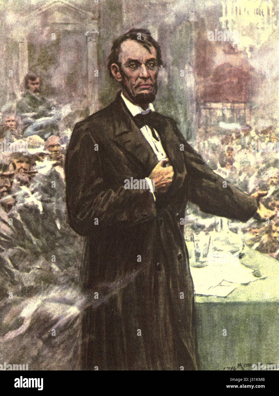 Abraham Lincon the great emancipator Stock Photo - Alamy