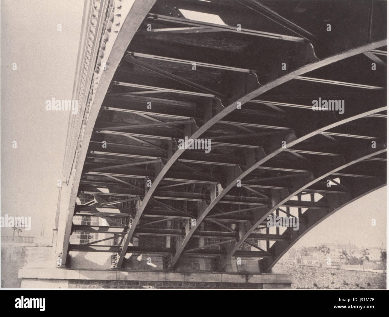 Auguste-Hippolyte Collard - Pont de Grenelle, Paris Stock Photo