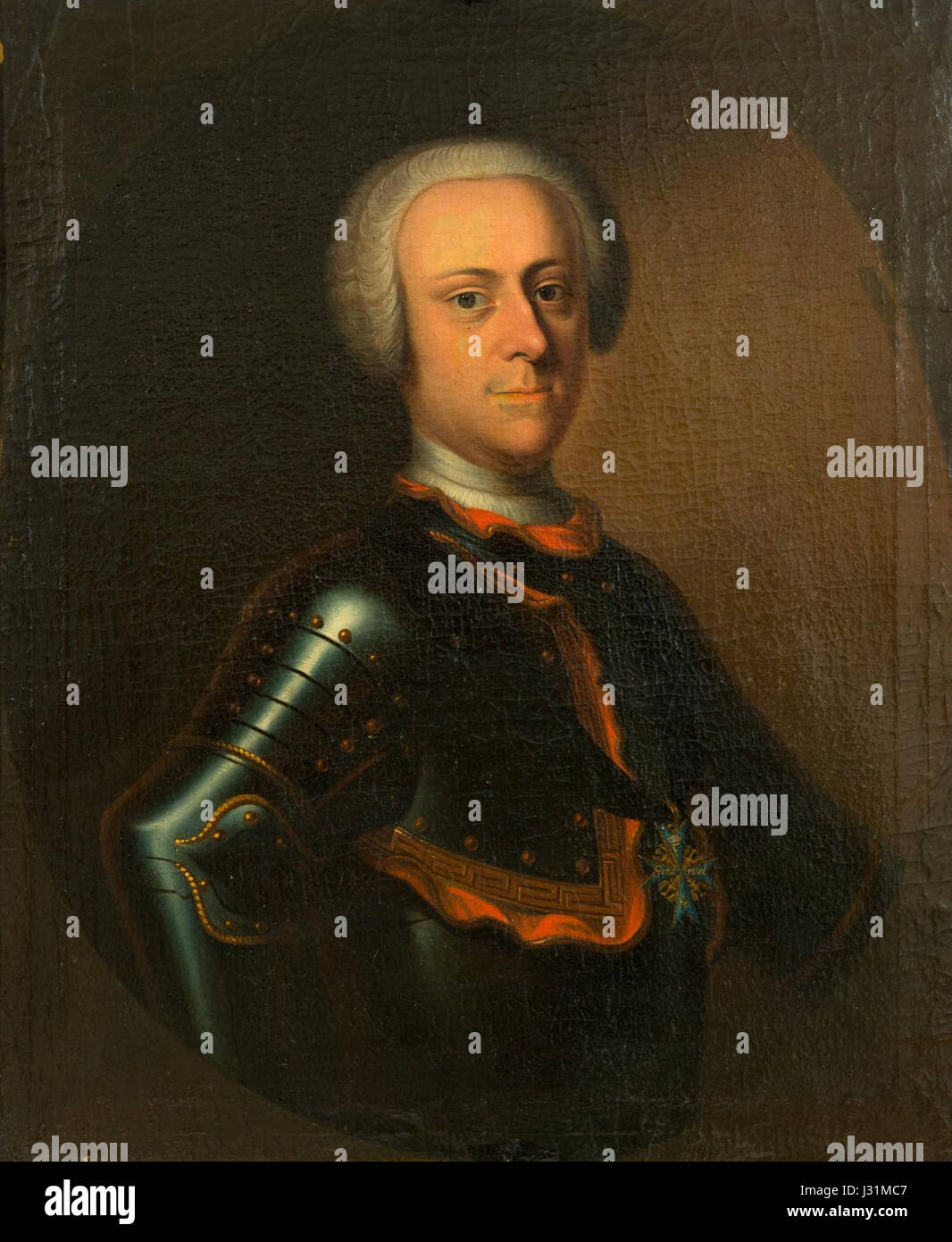 Alexander Carel van Heiden (1709-1776) Stock Photo